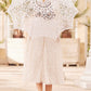 Heart Lattice Cape Kids Dress