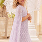 Heart Lattice Cape Kids Dress