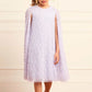 Heart Lattice Cape Kids Dress