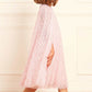 Heart Lattice Cape Kids Dress