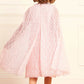 Heart Lattice Cape Kids Dress