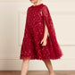 Heart Lattice Cape Kids Dress