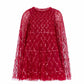 Heart Lattice Cape Kids Dress