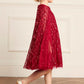 Heart Lattice Cape Kids Dress