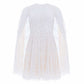Heart Lattice Micro Mini Dress