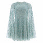 Heart Lattice Micro Mini Dress