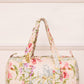 Iris Bloom Quilted Shoulder Bag