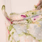 Iris Bloom Quilted Shoulder Bag