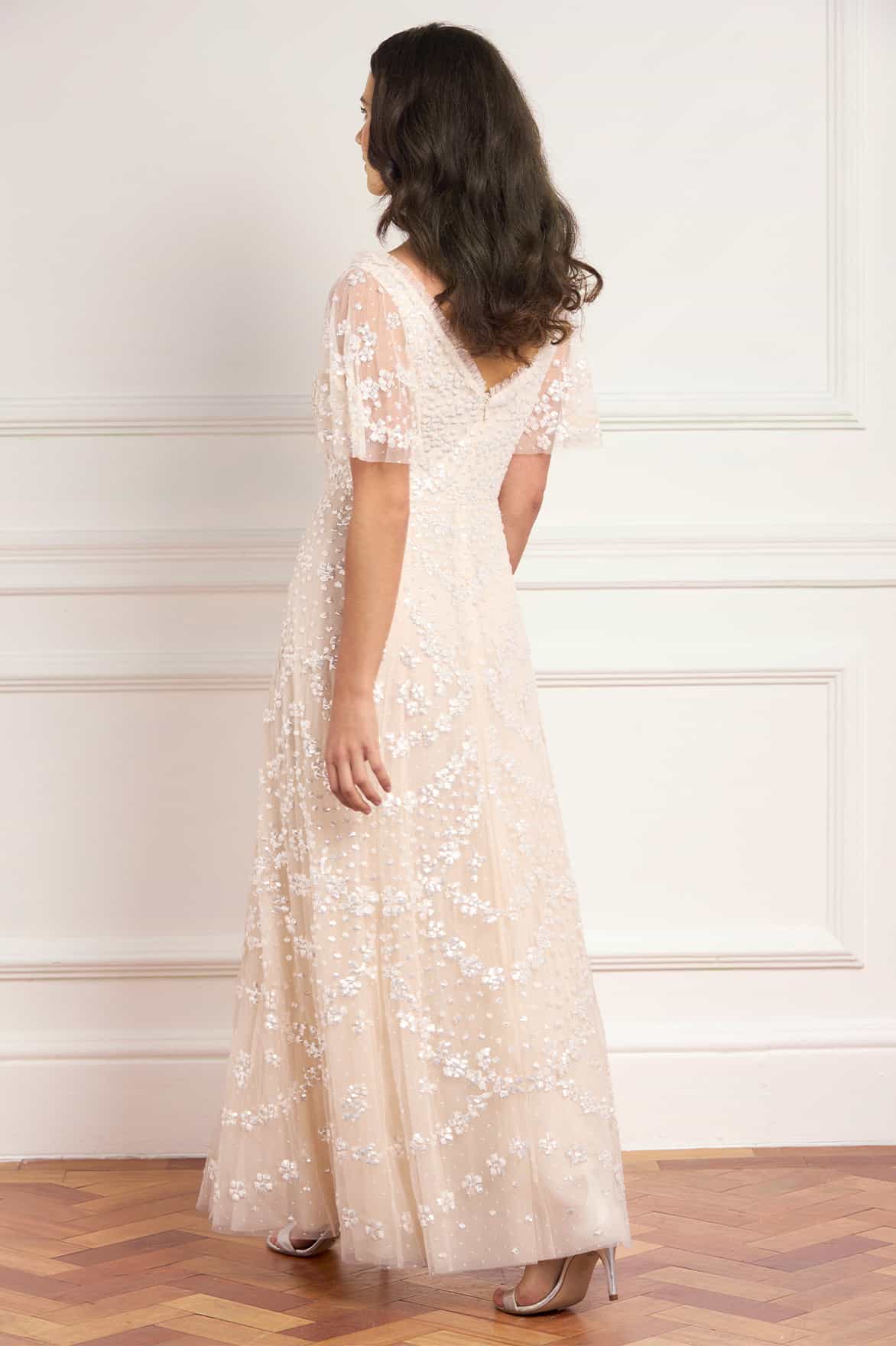 Isobel Sequin Ankle Gown