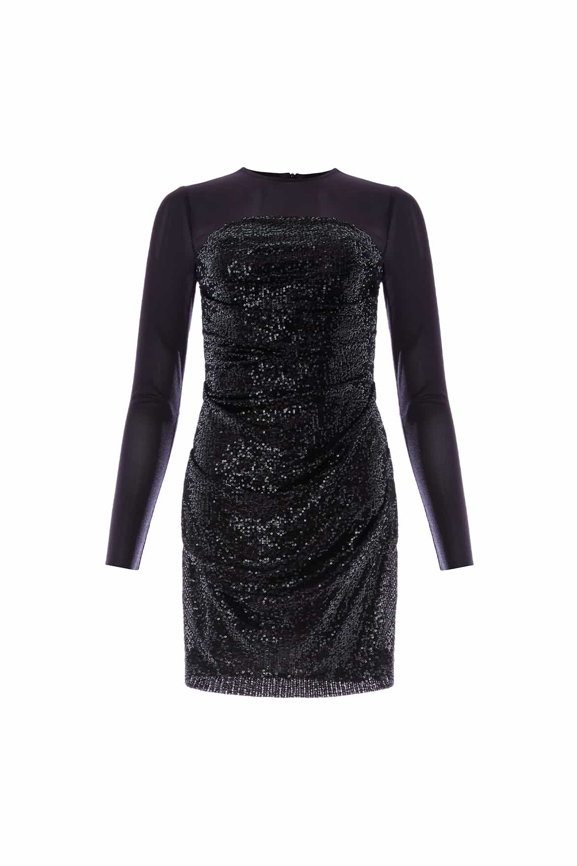 Josephine Long Sleeve Micro Mini Dress