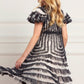 La Vie En Rose Short Sleeve Kids Dress