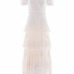 Layered Lace Ankle Gown