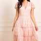 Layered Lace Midaxi Dress