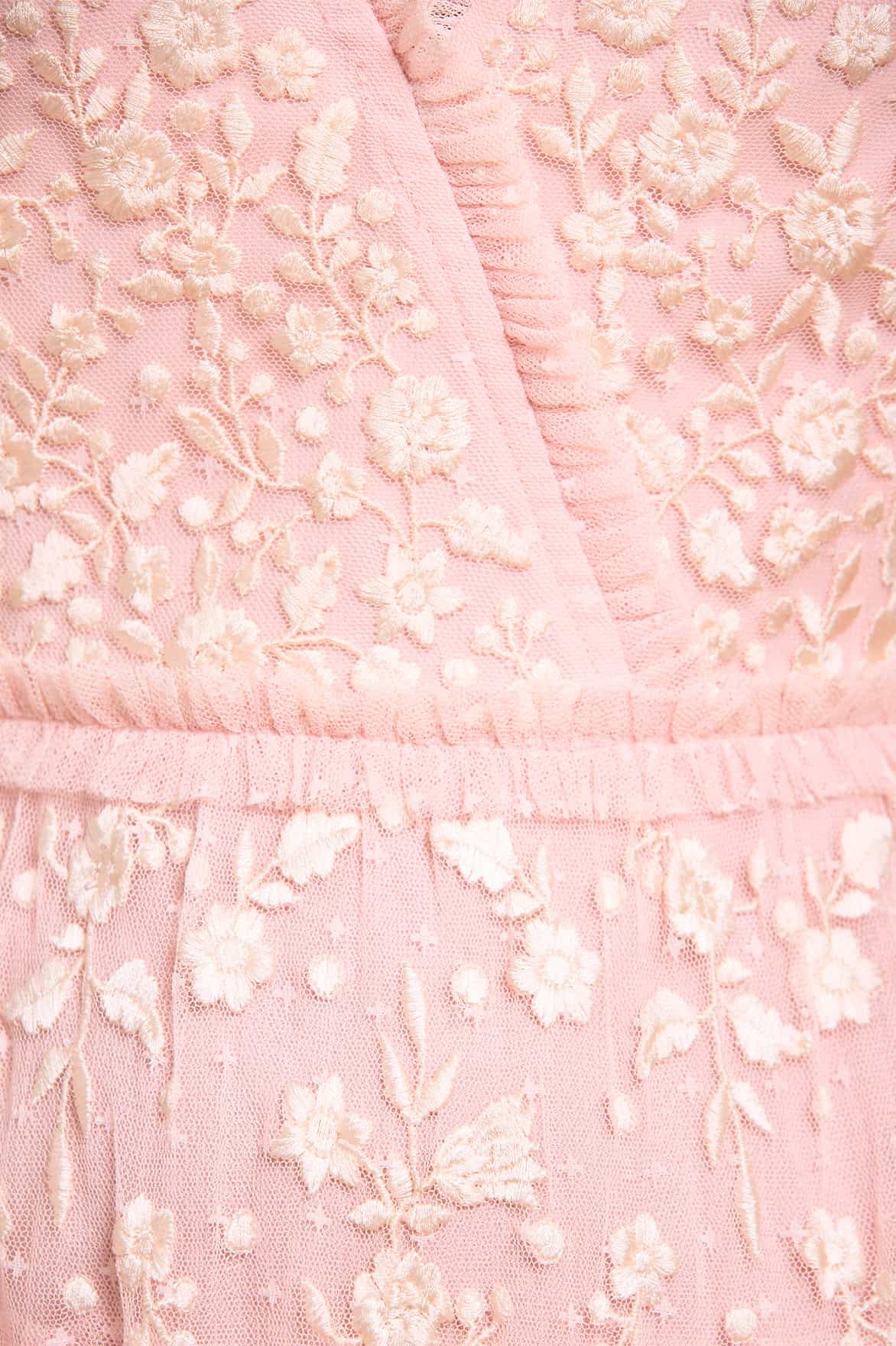 Layered Lace Midaxi Dress