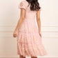 Layered Lace Midaxi Dress