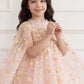 Lea Ditsy Cape Kids Dress