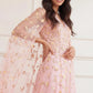 Lea Ditsy Cape Sleeve Ankle Gown
