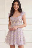 Lea Ditsy Micro Mini Dress