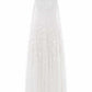 Lea Ditsy Strapless Cape Gown
