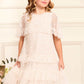 Leila Dot Tiered Cape Kids Dress