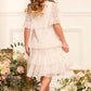 Leila Dot Tiered Cape Kids Dress