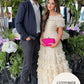 Lisette Ruffle Off Shoulder Gown