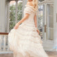 Lisette Ruffle Off Shoulder Gown
