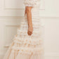 Lisette Ruffle Off Shoulder Gown