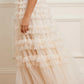 Lisette Ruffle Off Shoulder Gown
