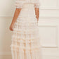 Lisette Ruffle Off Shoulder Gown