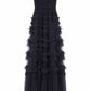Lisette Ruffle Off Shoulder Gown
