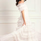 Lisette Ruffle Off-Shoulder Gown