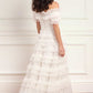 Lisette Ruffle Off-Shoulder Gown