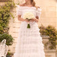 Lisette Ruffle Off-Shoulder Gown