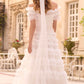 Lisette Ruffle Off-Shoulder Gown