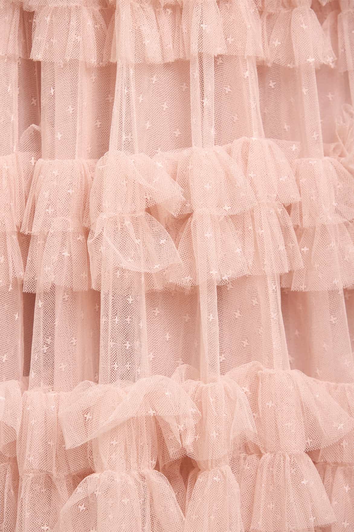 Lisette Ruffle One-Shoulder Gown
