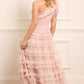 Lisette Ruffle One-Shoulder Gown