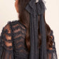 Long Tulle Hair Bow