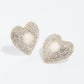 Loveheart Crystal Stud Earrings
