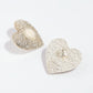 Loveheart Crystal Stud Earrings