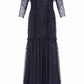 Love Heart Rouched Off-Shoulder Gown