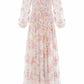 Lunaria Wreath Off-Shoulder Long Sleeve Gown