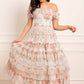 Madame Rose Elodie Off-Shoulder Ankle Gown