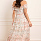 Madame Rose Elodie Off-Shoulder Ankle Gown