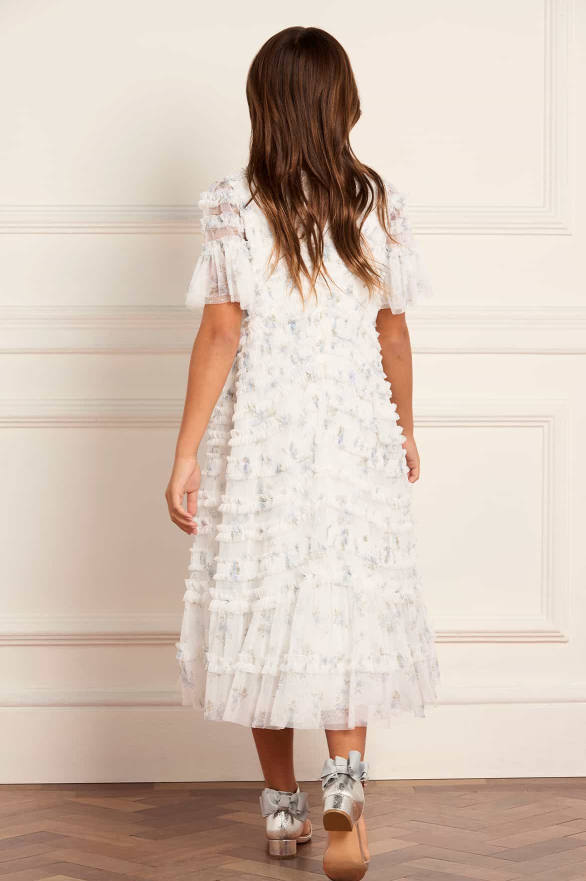 Magnolia Ditsy Amara Ruffle Kids Dress