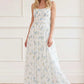 Magnolia Ditsy Chiffon Smocked Cami Ankle Gown