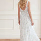 Magnolia Ditsy Chiffon Smocked Cami Ankle Gown