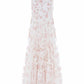 Magnolia Ditsy Elia Halter-Neck Gown