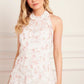 Magnolia Ditsy Elia Halter-Neck Gown