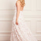 Magnolia Ditsy Elia Halter-Neck Gown